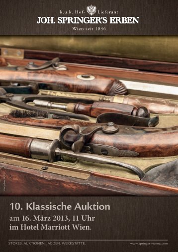 10. Klassische Auktion - Joh. Springer's Erben