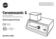 Rückseiten Instruktionen.indd - SHOFU Dental GmbH
