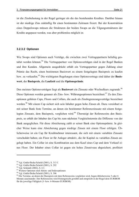 Diplomarbeit „Möglichkeiten der Immobilienfinanzierung - Altmeppen