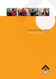 Jaarverslag 2011 - KBO-Brabant