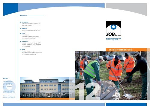 JSL-Geschäftsbericht 2012 - JOB Service Leverkusen gGmbH