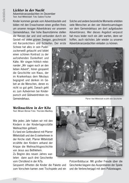 Gemeindejournal 88 - März - Mai 2013 - Emmaus Gemeinde ...