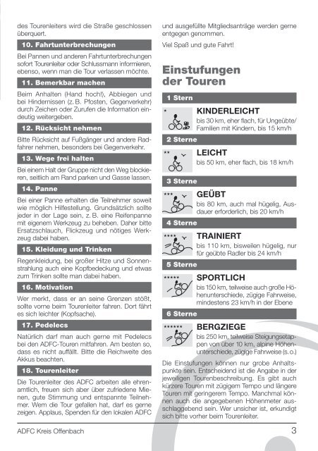 Geführte Radtouren - ADFC Dietzenbach