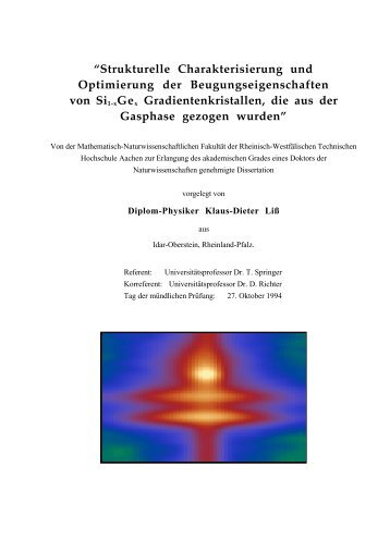 2. Wirkungsquerschnitte und Streulängen - Liss, Klaus-Dieter