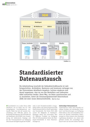 Standardisierter Datenaustausch - Plattform Zukunft Bau