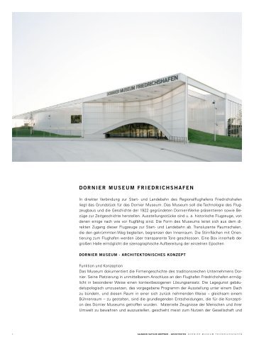 dornier museum friedrichshafen - allmann sattler wappner architekten