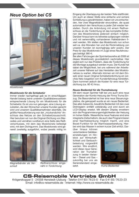 CS-Info 07/2013 - CS-Reisemobile