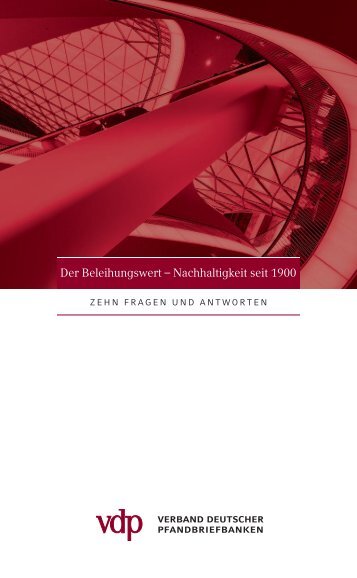 vdp: Der Beleihungswert – Nachhaltigkeit seit 1900 - HypZert GmbH