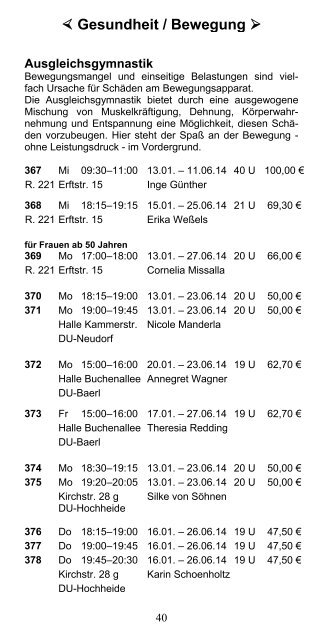 erste Halbjahr 2014. - Deutsches Rotes Kreuz, Kreisverband ...