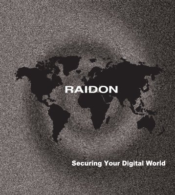2013 RAIDON Product Brochure Download...(click here)