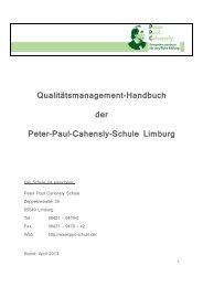 Qualitätsmanagement-Handbuch der Peter-Paul-Cahensly-Schule ...