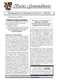 Gemeindekurier 3 v. 05.03.2013 - Buch am Wald