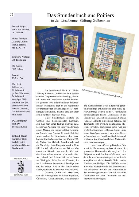 verlagsprogramm - Faksimile Verlagsgesellschaft Bibliotheca Rara