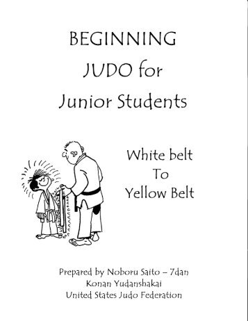 Beginning Judo for Junior Students - White Belt to ... - Konan Judo