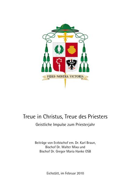 Treue in Christus, Treue des Priesters