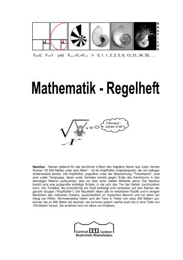 Mathematik - Regelheft (pdf)