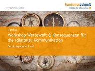 Ergebnisse Workshop Tourismuszukunft (PDF)