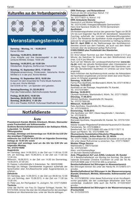 KW 37 - Verbandsgemeinde Kandel