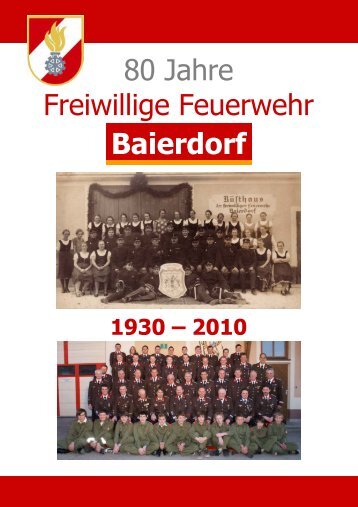 Festschrift_80_Jahre_FF_Baierdorf - Feuerwehr Baierdorf