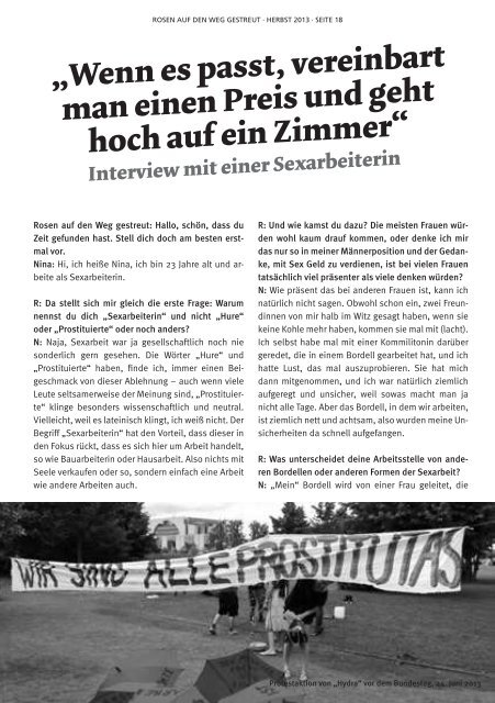 Rosen auf den Weg gestreut - Nr. 21 - Autonome Antifa Berlin [A2B]