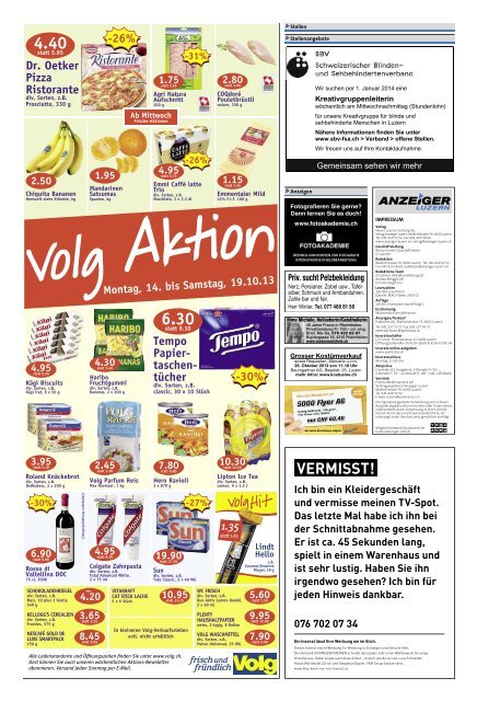 Anzeiger Luzern, Ausgabe 41, 16. Oktober 2013