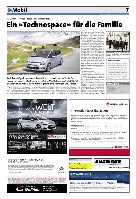 Anzeiger Luzern, Ausgabe 41, 16. Oktober 2013