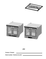 ModÃ¨le Ã©lectrique - Doyon Baking Equipment Inc