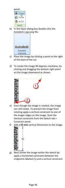 Introduction to Autodesk Inventor for F1 in Schools