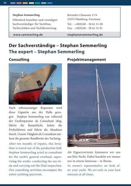Reckmann Yacht Equipment - Deutsche Yachten