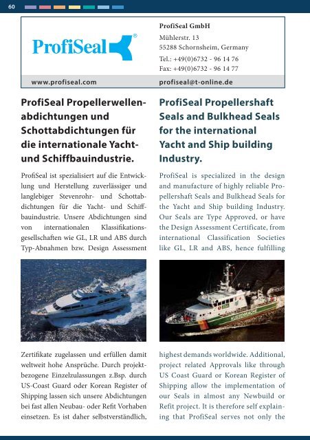 Reckmann Yacht Equipment - Deutsche Yachten