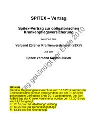 SPITEX – Vertrag - Spitex Verband Kt. Zürich