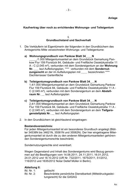 Nr. der Urkundenrolle für 2013 Entwurf vom 18.01 ... - Ossietzky 11