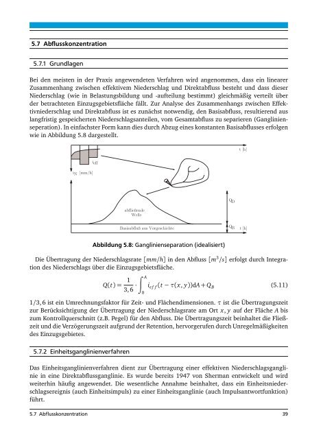 Ingenieurhydrologie I - Institut für Wasserbau und Wasserwirtschaft ...