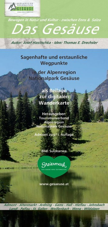 Beilage zur digitalen Wanderkarte (PDF) - EnnstalWiki