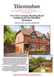 Yew Tree Cottage, Reading Road STREATLEY ON ... - Warmingham