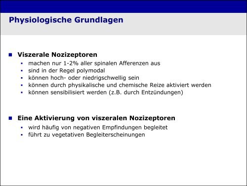 „Physiologie von Bewusstsein und Akutschmerz“