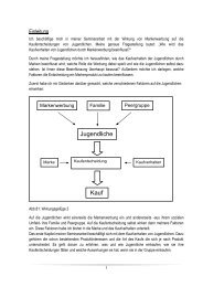 Jugendliche und Markenwerbung - Liebfrauenschule Sigmaringen