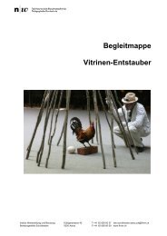 Begleitmappe Vitrinen-Entstauber