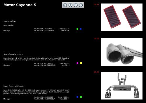 direkt zum speedART Umrüstprogramm - Cayenne ... - Mallorca Cartec