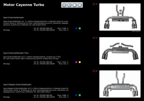 direkt zum speedART Umrüstprogramm - Cayenne ... - Mallorca Cartec