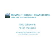 Nicki Whitworth Alison Piasecka MOVING THROUGH ... - CIPD