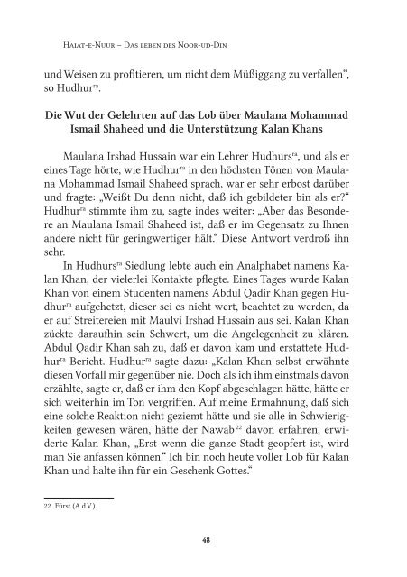 Geschichte des Noor-ud-Din - Ahmadiyya Muslim Jamaat Deutschland