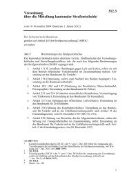 Verordnung über die Mitteilung kantonaler Strafentscheide1 ... - WIPO