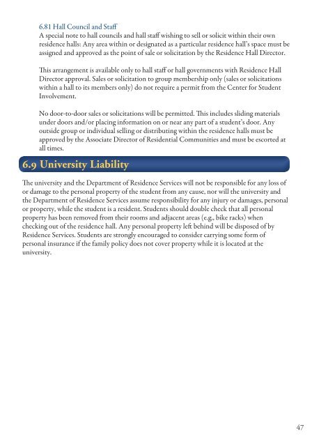 Hallways Handbook - Kent State University