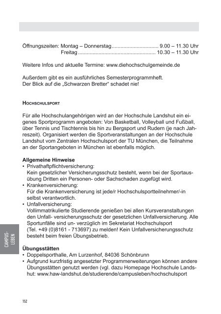 Landshut SS2013 Internet.indd - Hochschule Landshut