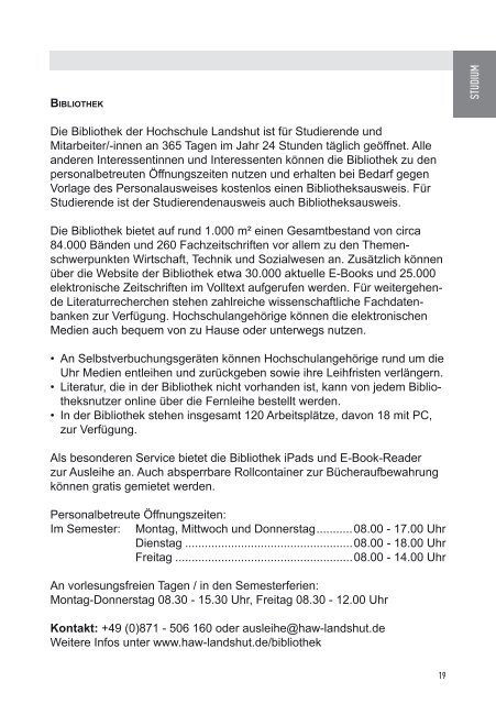 Landshut SS2013 Internet.indd - Hochschule Landshut