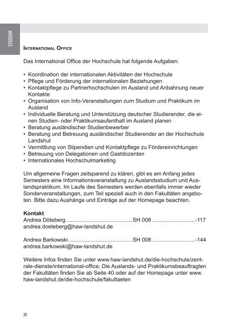 Landshut SS2013 Internet.indd - Hochschule Landshut