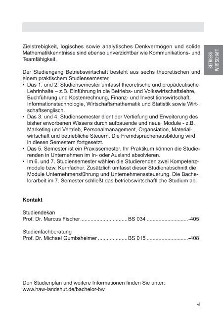 Landshut SS2013 Internet.indd - Hochschule Landshut