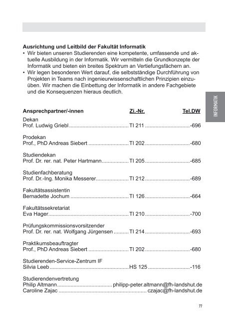 Landshut SS2013 Internet.indd - Hochschule Landshut