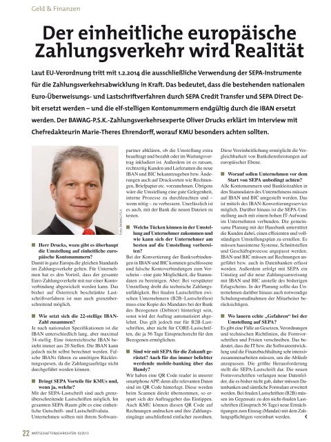 Ausgabe 10/2013 Wirtschaftsnachrichten West